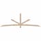 Ekena Millwork Alberta Smooth Timber Gable Bracket, Douglas Fir, 108"W x 36"H x 3 1/2"D x 3 1/2"F, 8/12 Pitch GBW108X36X0404ALB00SDF - alternate 1